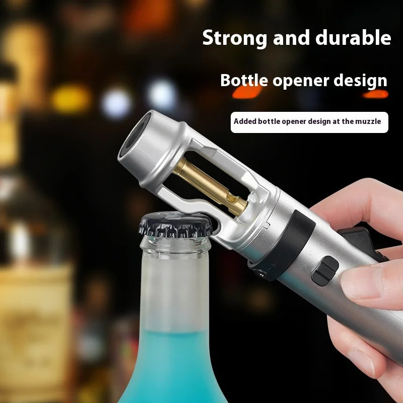 Powerful Metal Gas Lighter Windproof Kitchen Cooking Torch Flame Jet