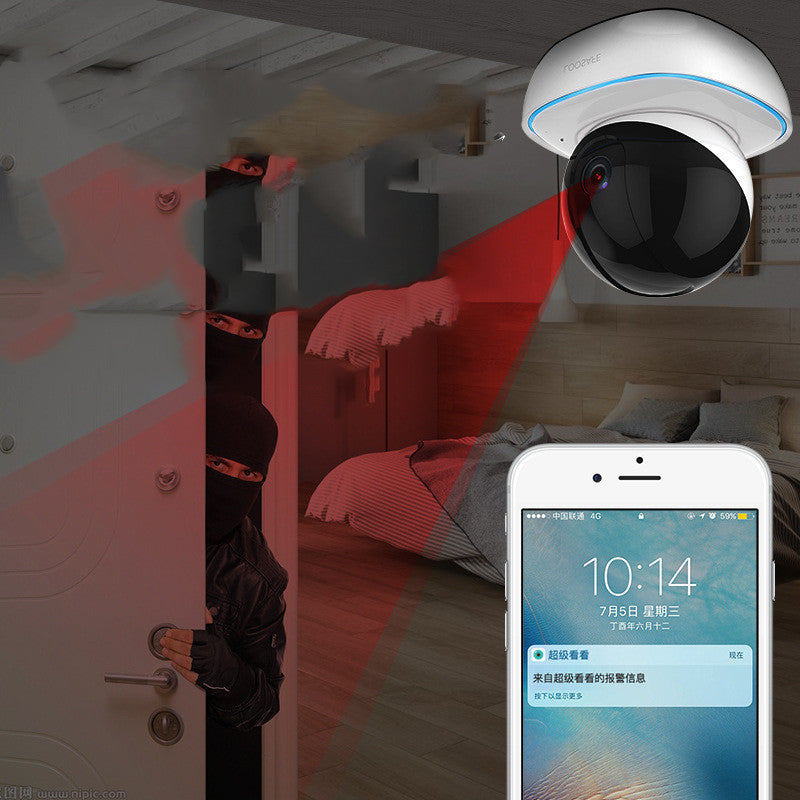 Wireless Surveillance Camera Wifi Smart Home Mobile Phone Remote HD